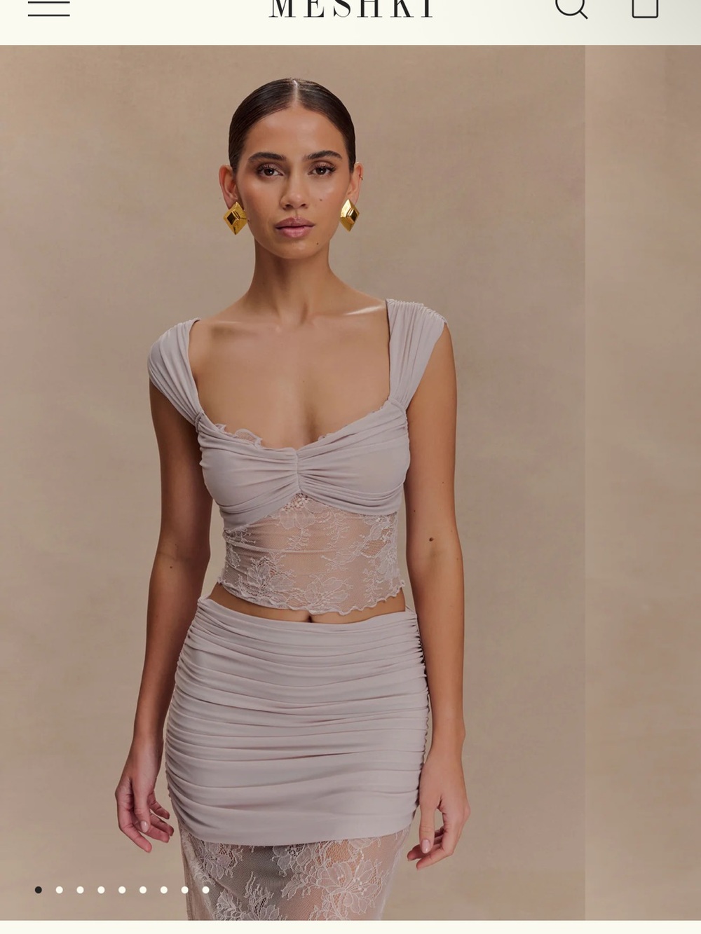 Meshki Lace Two-Piece Set Guinevre